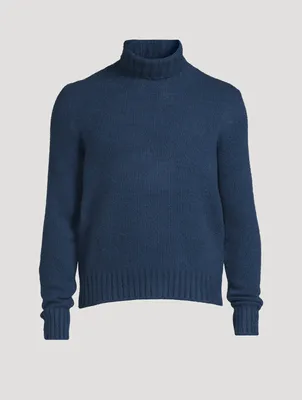Cashmere And Silk Turtleneck Sweater