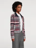 Tartan Jacquard Jacket