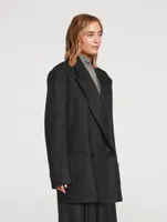 Bliss Double-Breasted Wool Blazer