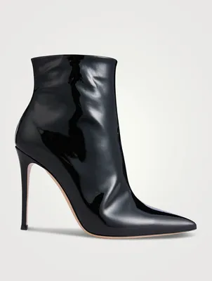 Avril Patent Leather Booties