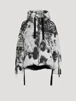 Puff Khris Velour Down Jacket In Bandana Print