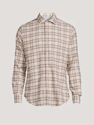 Dandy Cotton Shirt Check Print