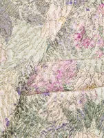 Blurs Jacquard Lurex Blazer Floral Print