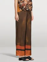 Puvis Printed Wide-Leg Trousers