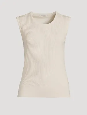 Toinette Wool Ribbed Top