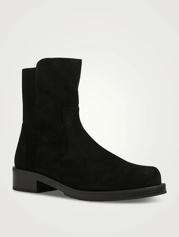 Bold Suede Ankle Boots