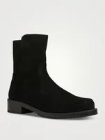 Bold Suede Ankle Boots