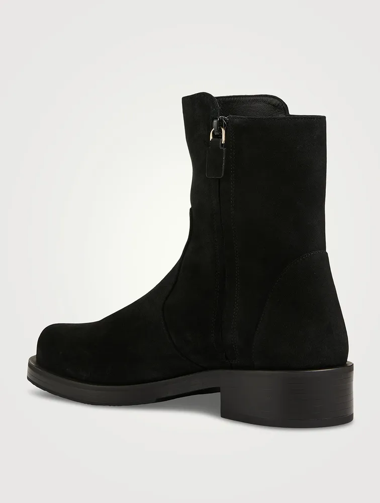 Bold Suede Ankle Boots