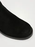 Bold Suede Ankle Boots