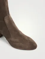Yuliana Suede Knee-High Boots
