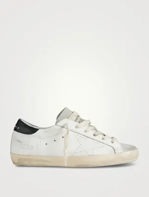 Super-Star Leather Sneakers With Suede Toe