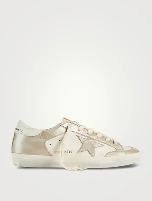 Super-Star Laminated Leather Sneakers