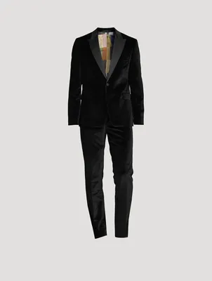 Velvet Two-Piece Tuxedo Suit
