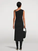 Twisted Asymmetric Maxi Dress