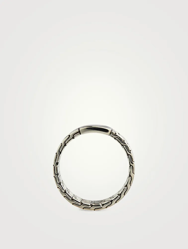 Curb Link Band Ring