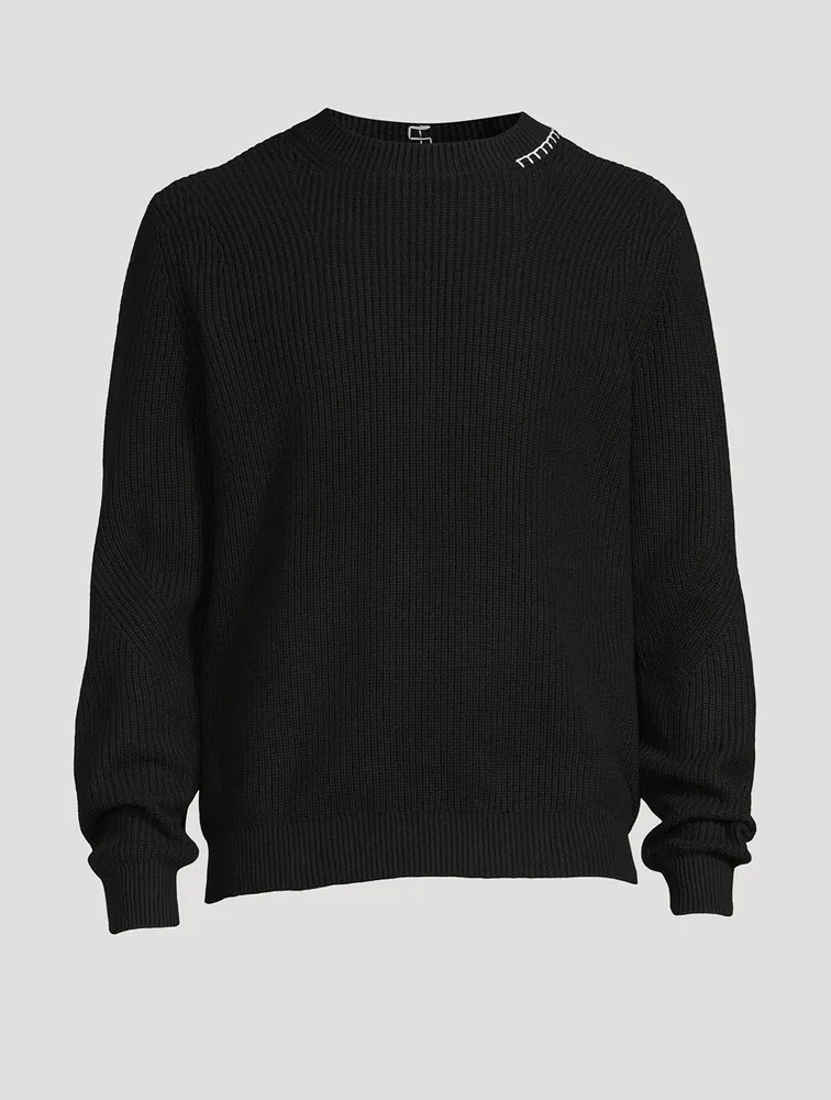 Wool-Blend Crewneck Sweater