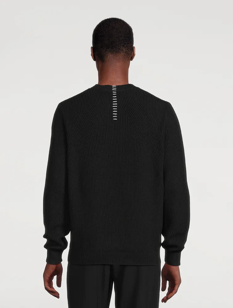 Wool-Blend Crewneck Sweater
