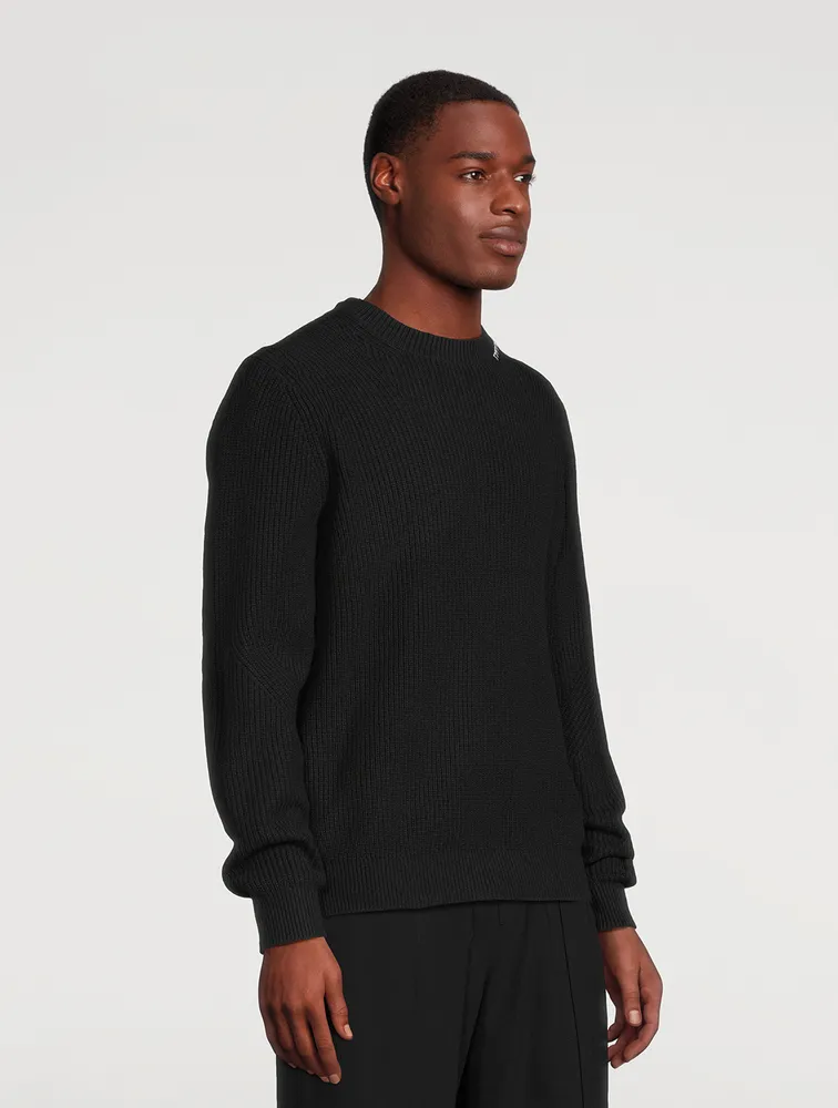 Wool-Blend Crewneck Sweater