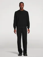 Wool-Blend Crewneck Sweater