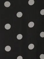 Sunray Midi Dress Polka Dot Print