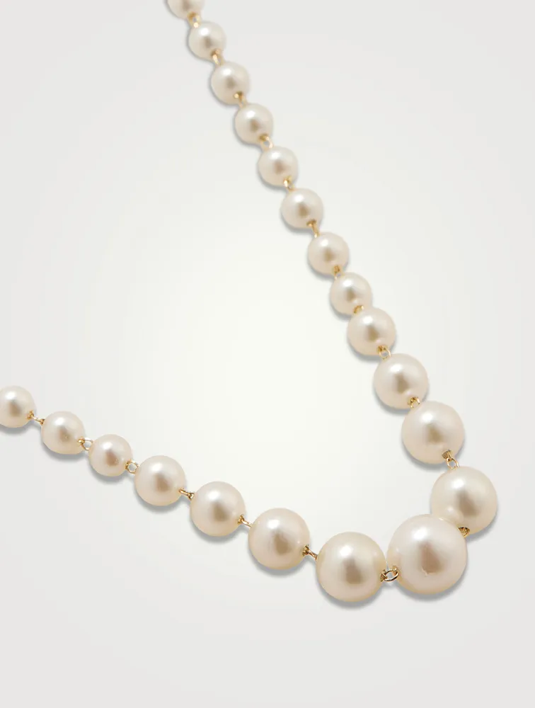 14K Gold Pearl Necklace