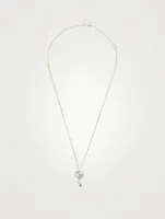 GG Marmont Silver Key Charm Necklace