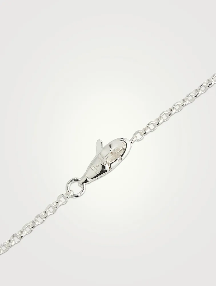 GG Marmont Silver Key Charm Necklace