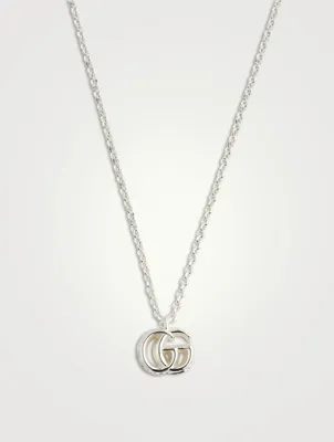 GG Marmont Silver Necklace