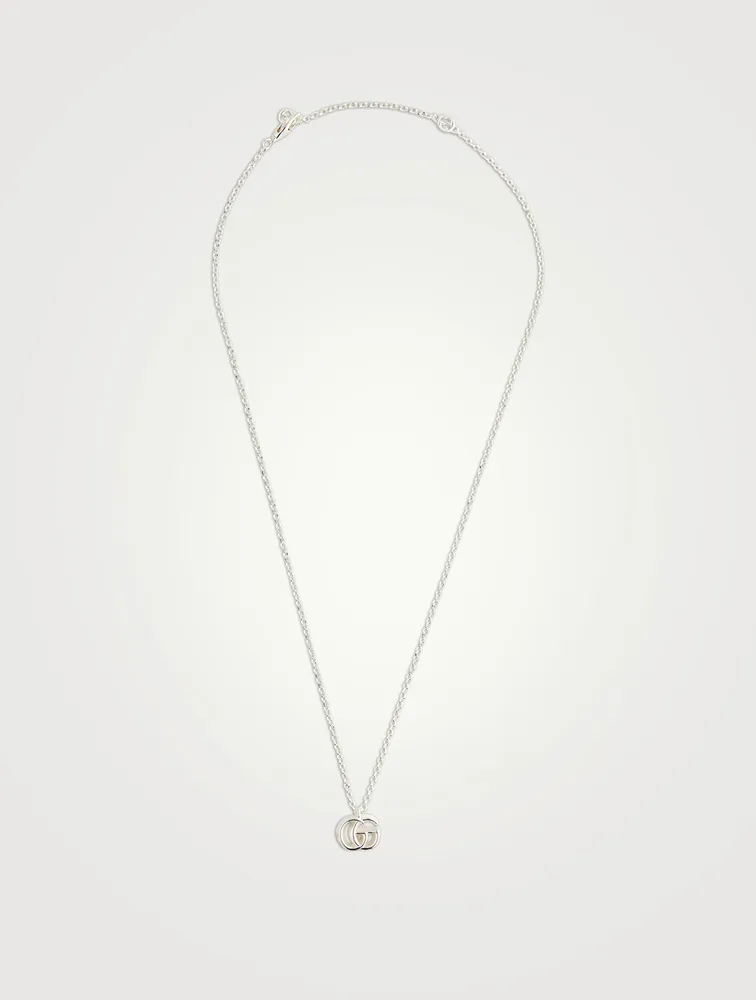 GG Marmont Silver Necklace