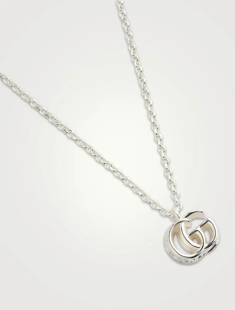 GG Marmont Silver Necklace