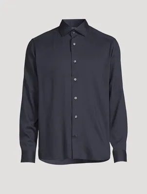 Aurelio Cotton And Silk Shirt