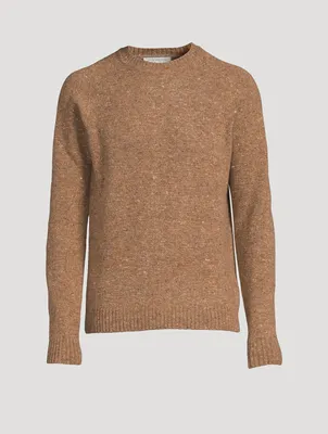 Canora Lambswool And Cashmere Donegal Sweater
