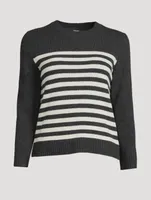 Stripe Jacquard Sweater