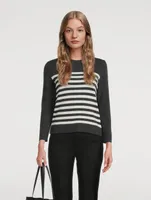 Stripe Jacquard Sweater