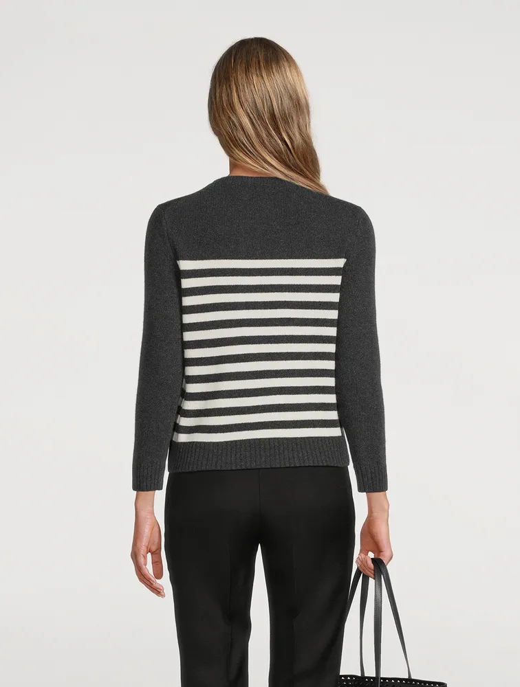 Stripe Jacquard Sweater