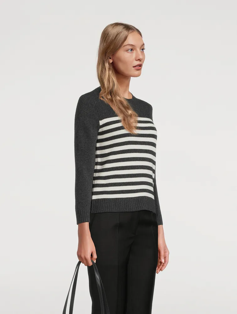 Stripe Jacquard Sweater