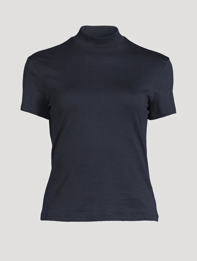 Tiny Organic Cotton Turtleneck T-Shirt