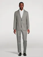 Pleated Wool Suit Pants