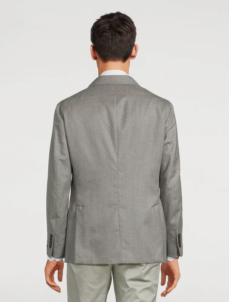 Soft Wool Suit Jacket