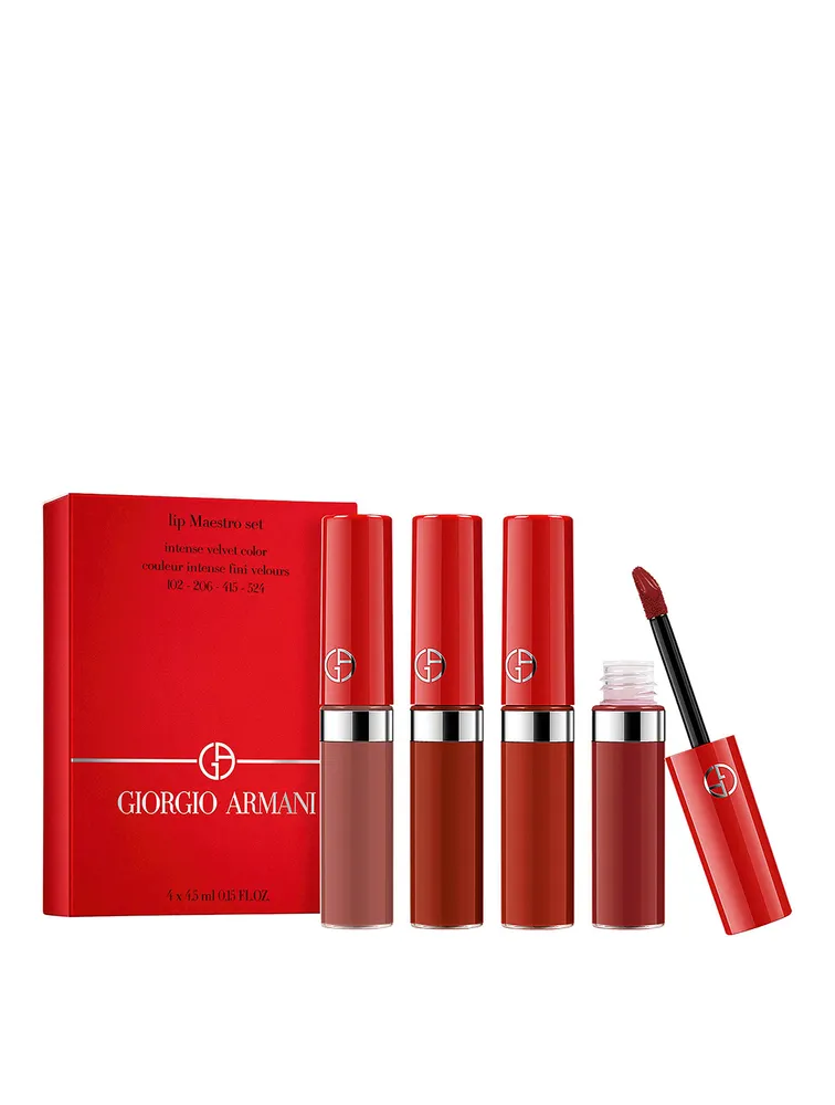 GIORGIO ARMANI + Lip Maestro Velvet Matte Liquid Lipstick Set - Lunar New  Year | Yorkdale Mall