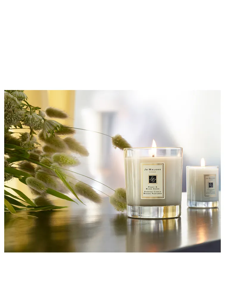 Peony & Blush Suede Home Candle