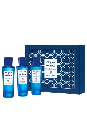 Acqua Di Parma Blu Mediterraneo Miniature Set! Includes Arancia di Capri,  Bergamotto di Calabria, Fico di Amalfi, Mirto di Panarea And Chinotto di