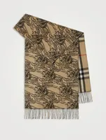 Reversible Ekd Cashmere Scarf