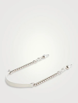 Short Chain Strap Box Calf