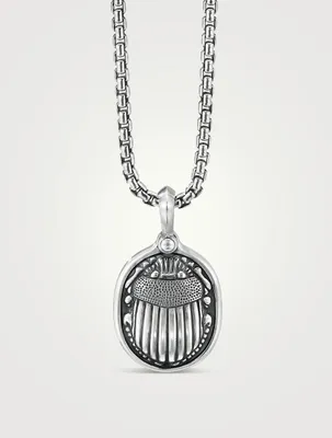 Petrvs® Scarab Amulet In Sterling Silver