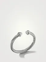 Cable Classics Bracelet Sterling Silver With Pavé Diamond Domes