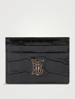 Embossed Leather Tb Card Case