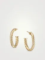 Cablespira® Hoop Earrings In 18k Yellow Gold