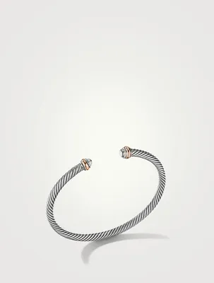 Cable Classics Bracelet Sterling Silver With 18k Rose Gold