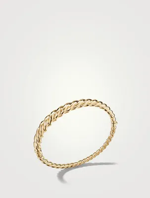 Pure Form® Cable Bracelet 18k Gold, 6mm